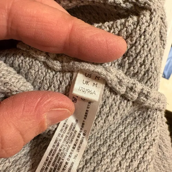 Free People Beach Hailee Waffle Knit Henley Sweater in Salt Water Khaki - Image 9
