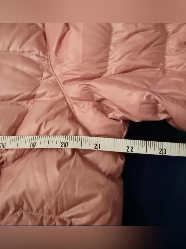 Ariat Pink Puffer Jacket Full Zip Down Filled XL - Image 7