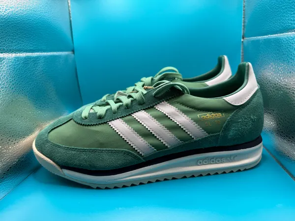 Adidas SL 72 RS Sneakers Green White Women’s NWT Retro Running - Image 2