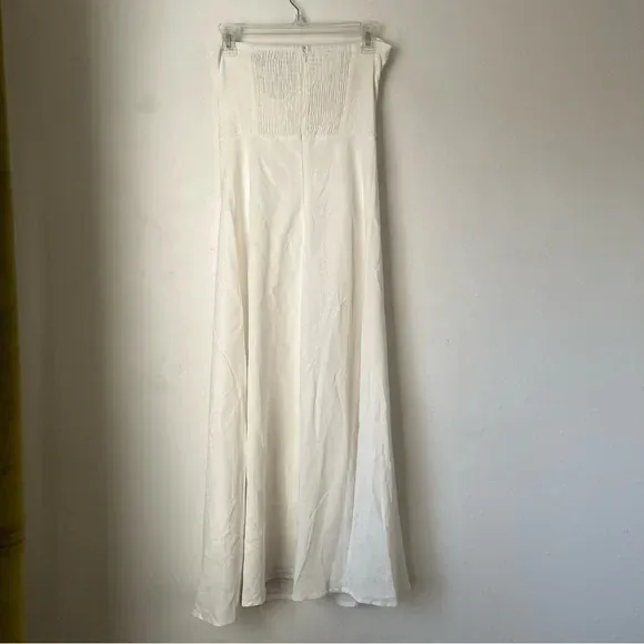 Petal & Pup Rosetta White Strapless Cut Out Midi Dress 4 - Image 11