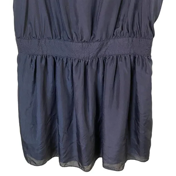 Alfani 100% Silk Black Baby Doll Tank Top Size 4 - Image 4