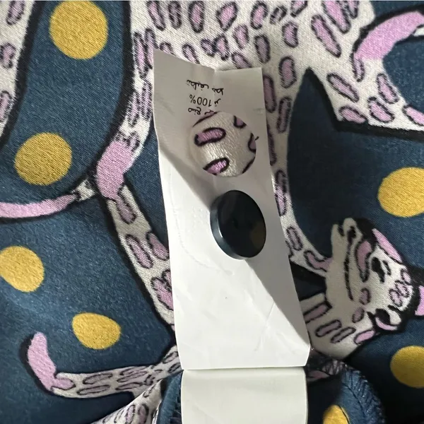 Women’s Kate Spade New York Panther Dot Wrap Whimsical Feminine Top Blouse sz 4 - Image 7