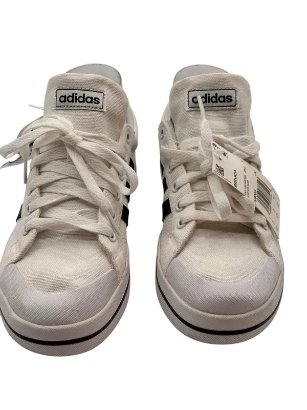 Adidas Size M 5.5 / W7.0 Unisex White Lace Up Canvas Sneakers - Image 14