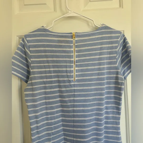 STS sail to sable blue and white striped dress - Image 4