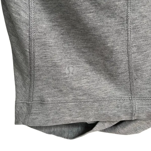 Lululemon Iconic Wrap Womens 6 Yoga heathered gray loose‎ fit workout dance - Image 7
