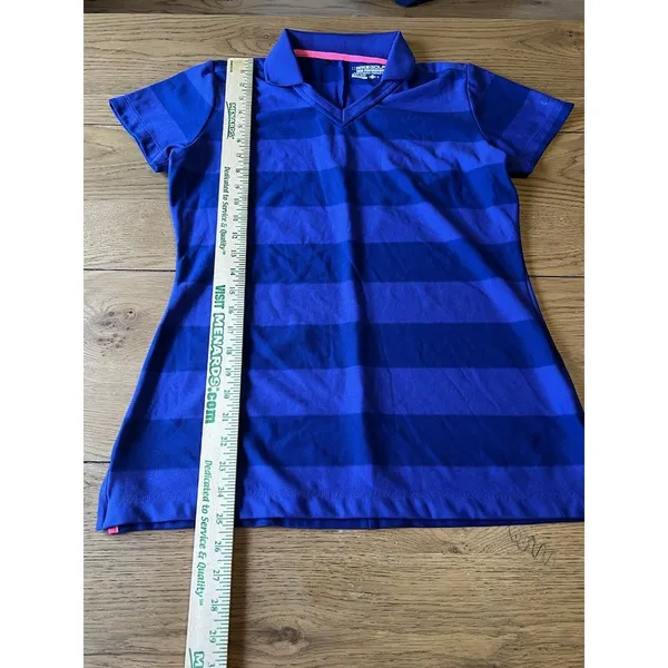 Nike Golf Tour Performance Dri-Fit Women's‎ Purple Short Sleeve Top M Athleisure - Image 3