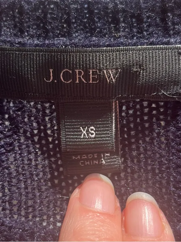 J.Crew Women’s Jeweled Short Sleeve Alpaca Merino Wool Blend Sweater Size XS - Image 2
