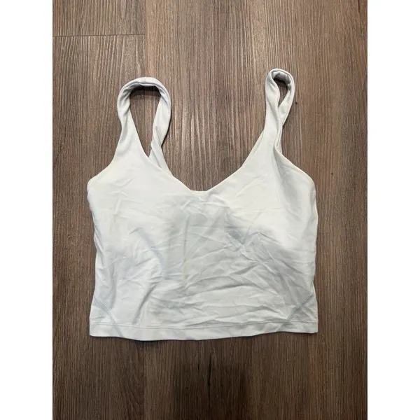 Lululemon Align‎ Tank Top Sports Bra Workout Designer Bra Ladies 4 Blue - Image 3