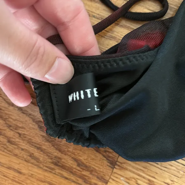 White Fox triangle bikini top - Image 2