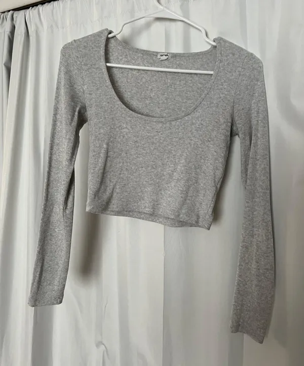 Garage Long Sleeve Scoop Neck Top - Image 2