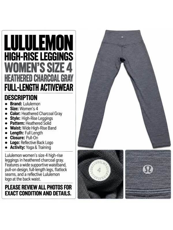 Lululemon Gray High - Image 2