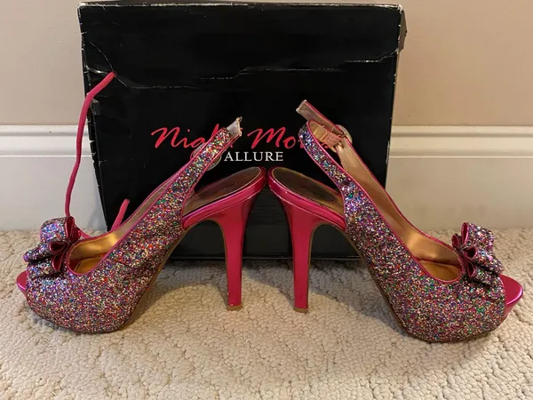 Night moves by allure Multicolored Sparkle Heel - Image 2
