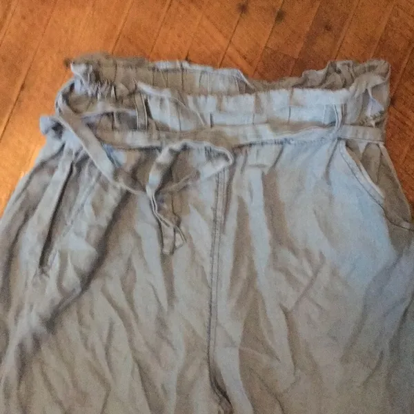Thread & Supply wide leg paper bag denim Y2K pants - Image 3