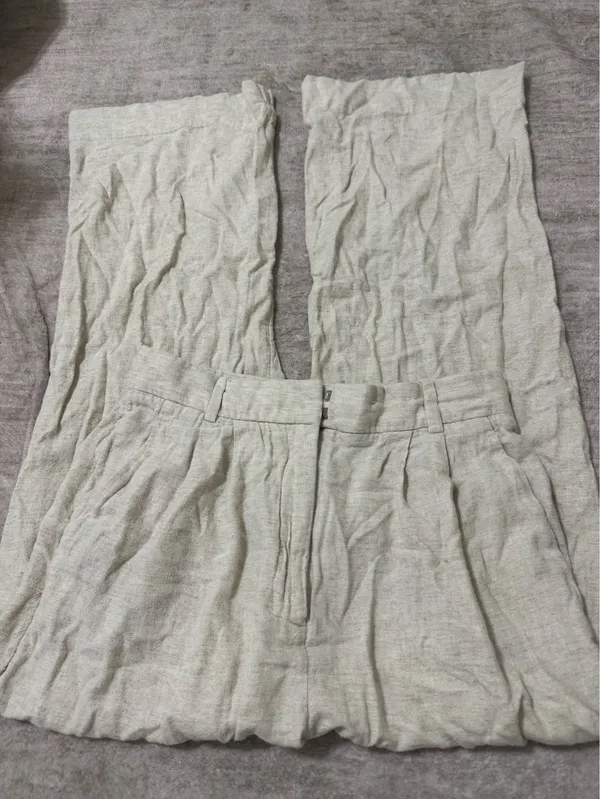 Abercrombie & fitch linen trousers size 27/4 - Image 2