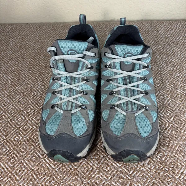 Oboz Luna Low Hiking Shoes Boots Women’s Sz 9 Blue Gray Outdoor Camping Fishing - Image 10