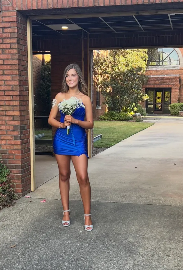 Royal blue Homecoming Dress - Image 5