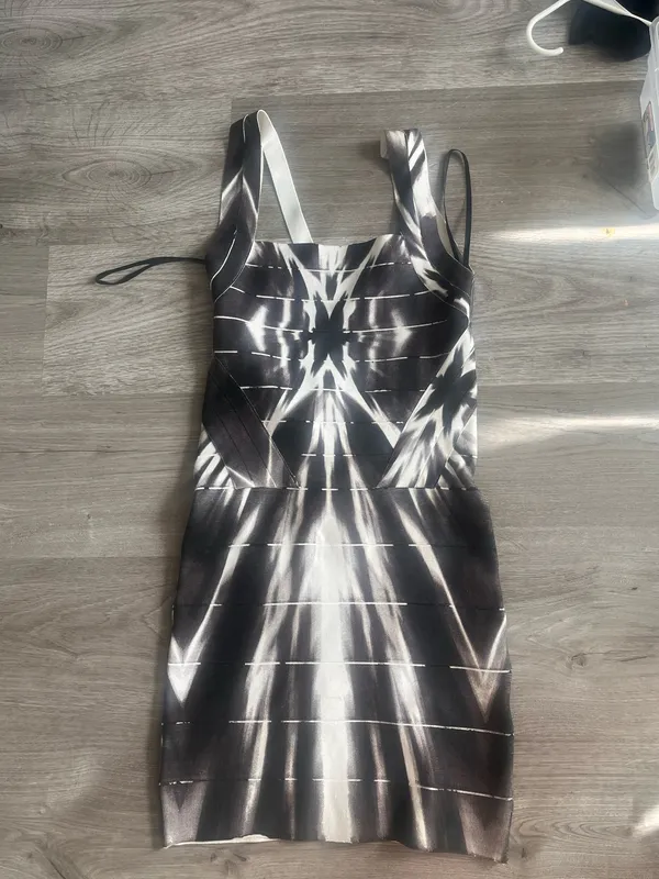 Bebe Bandage Dress Bodycon S - Image 2
