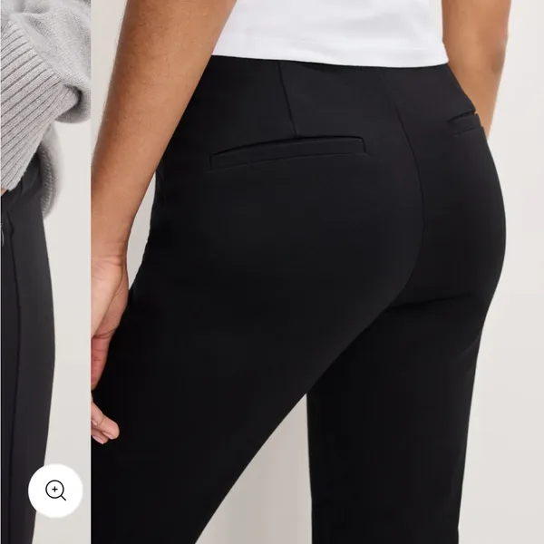 Good American Soft Stretch Ponte Straight Trousers - Image 5