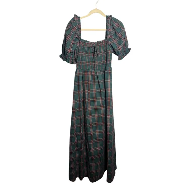 Few Moda x Carly A. Riordan Matilda Plaid Maxi Dress Sz. S - Image 4