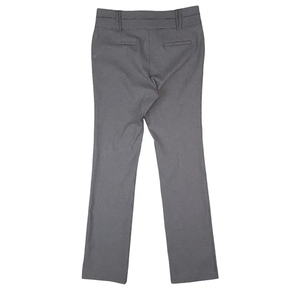 SOHO Apparel Ltd Houndstooth Dress Pants Women 8 Black White Straight Stretch - Image 2