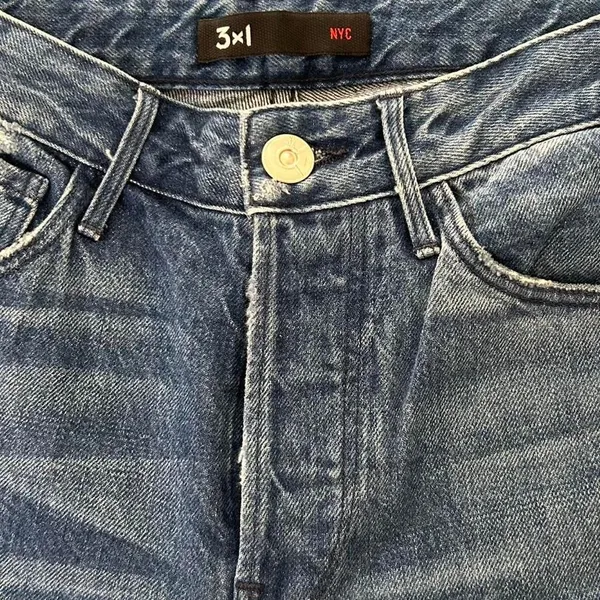 Anthropologie 3x1 two toned flare Higher Ground Gusset Crop jeans | size 25 - Image 7