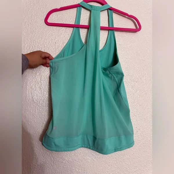 Lululemon Drop It Like It's Hot Tank Menthol color size 6 / small - Image 7