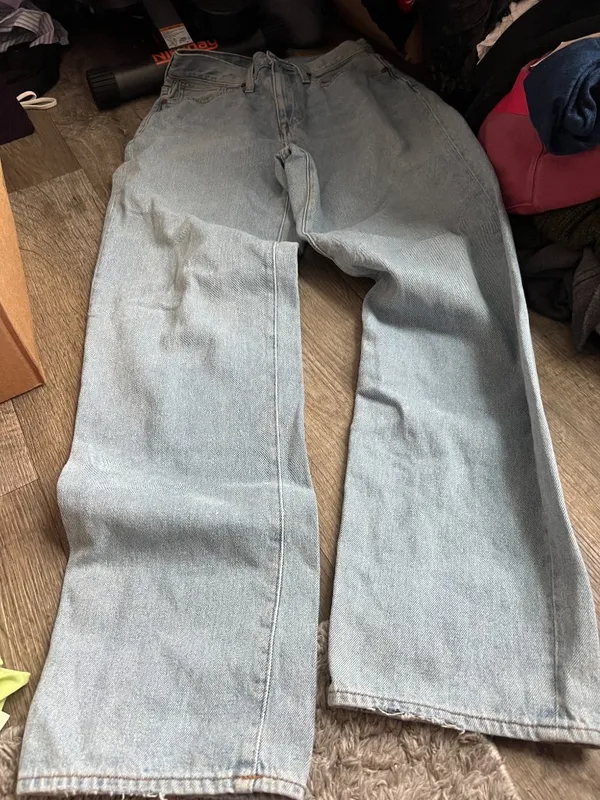 NWT Madewell baggy straight jeans size 26 - Image 5