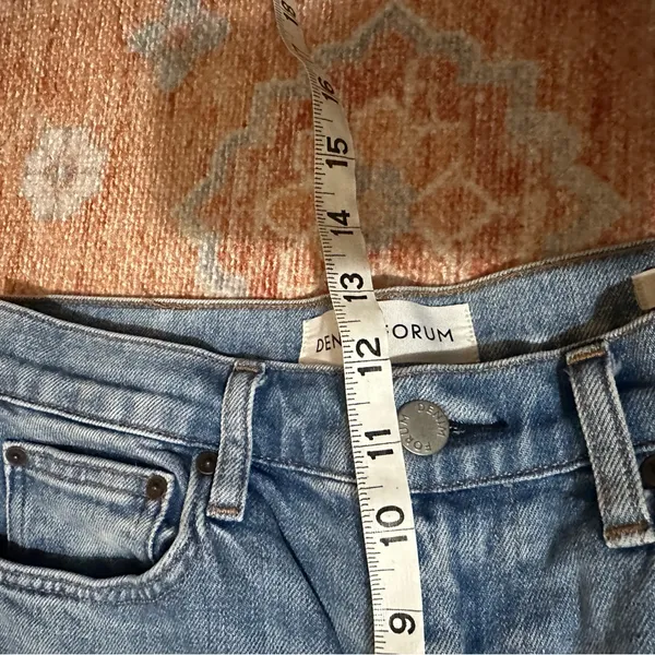 Aritzia denim forum the twiggy high rise flare 28L size 27 - Image 9