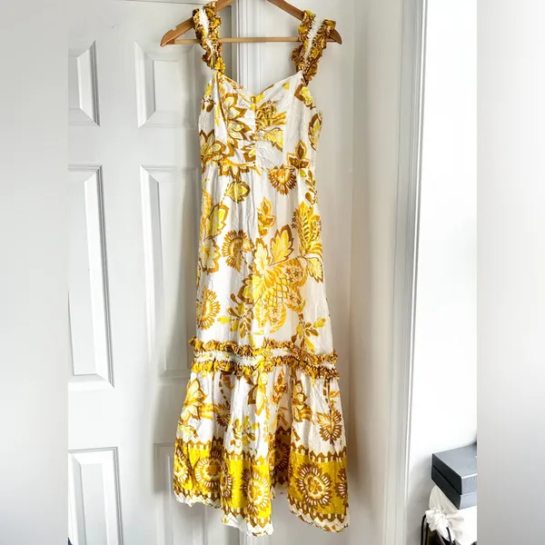 Farm Rio Aura Midi Dress - Image 7