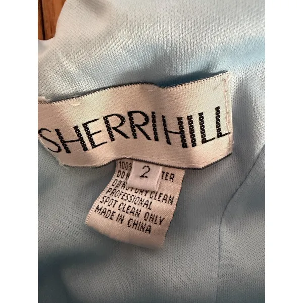 Sherri Hill One Shoulder Rhinestone Cutout Maxi Prom Gown 2 - Image 2