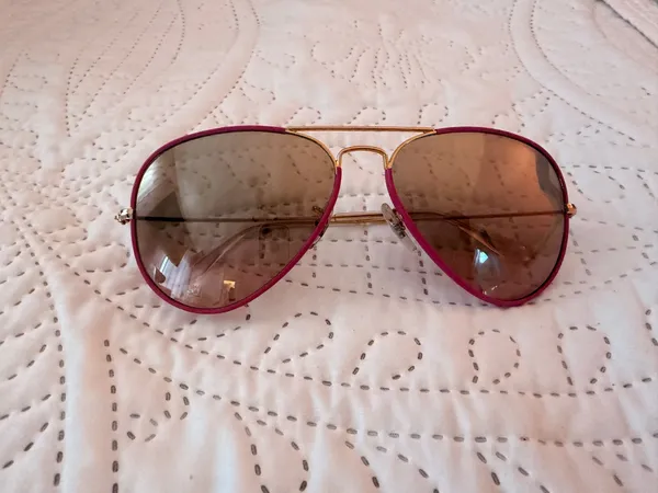 Ray-Ban Sunglasses Aviator Pink - Image 6