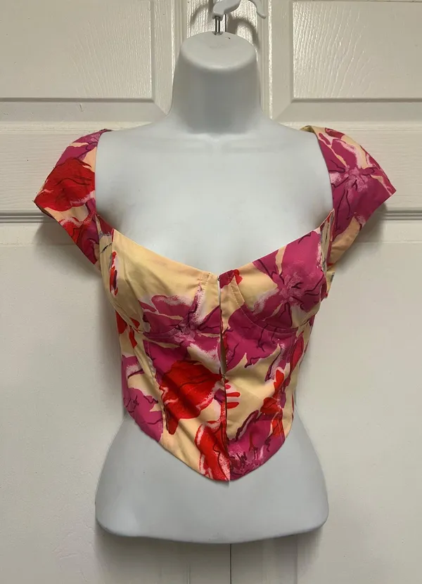 White Fox Boutique Spring Fling Bustier Top - Image 8