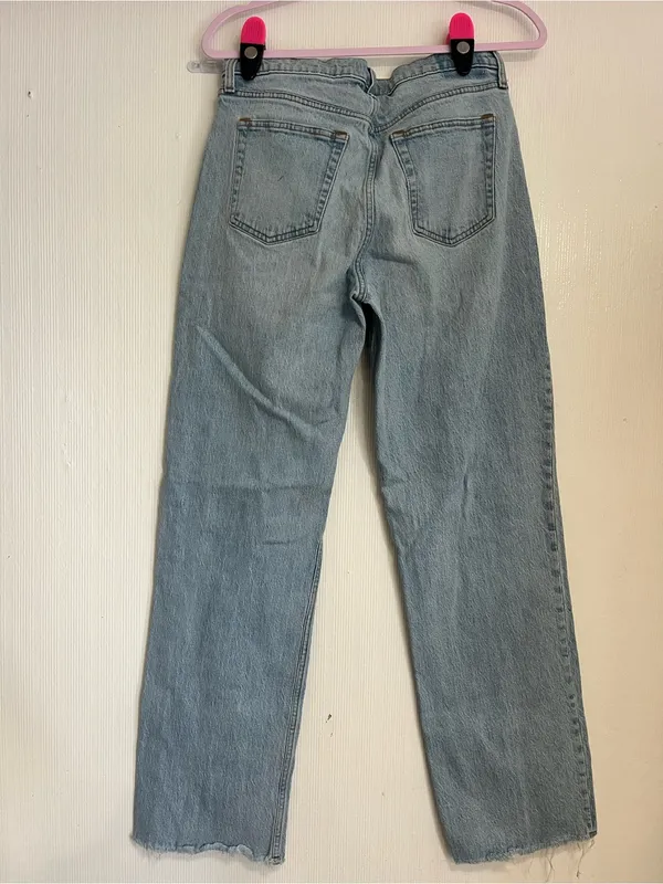 Abercrombie & Fitch Light Blue Straight-Leg Jeans - Image 6