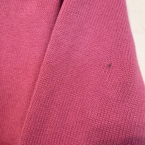 Lauren Ralph Lauren Women Size Large Pink Cardigan Sweater Shawl‎ Gold Buttons - Image 4