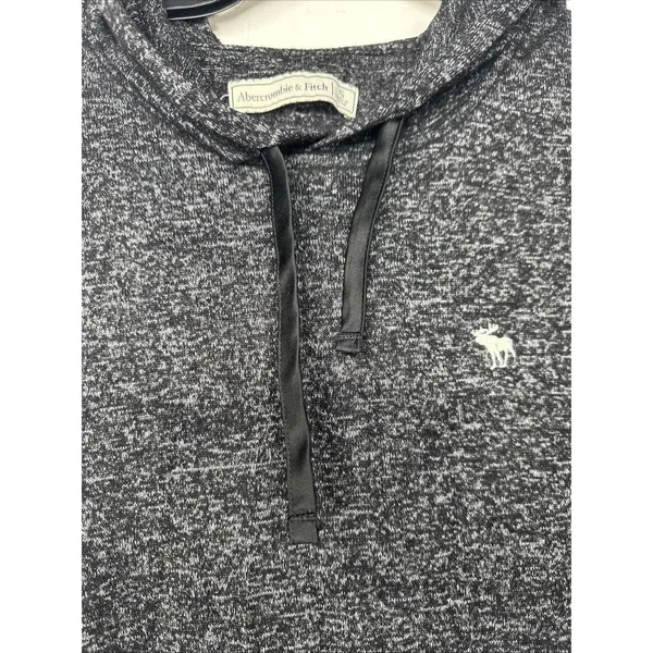 Abercrombie & Fitch Women’s Gray Hoodie Size Small Pullover Long Sleeve - Image 8