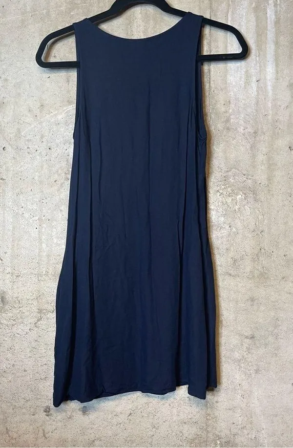 🎀 Aritzia Sunday Best Navy Blue Mini Dress SIZE SMALL - Image 3