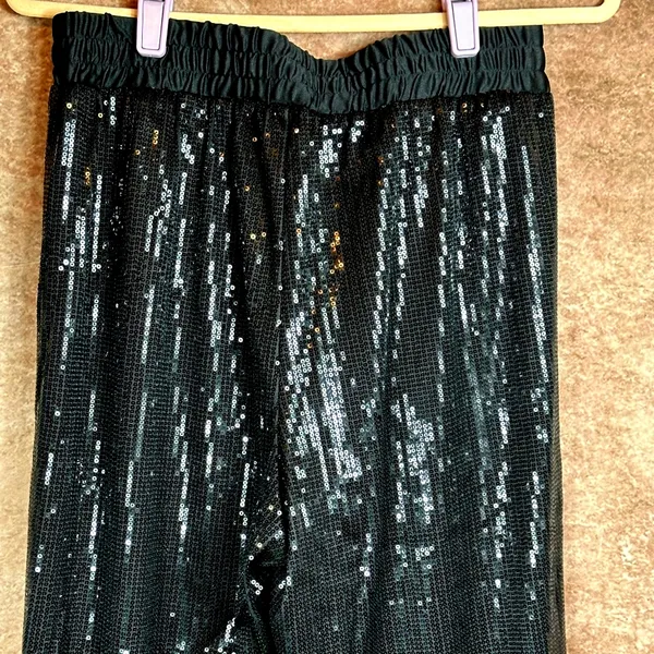 Shavonne Dorsey Sequin Jogger Black M - Image 11