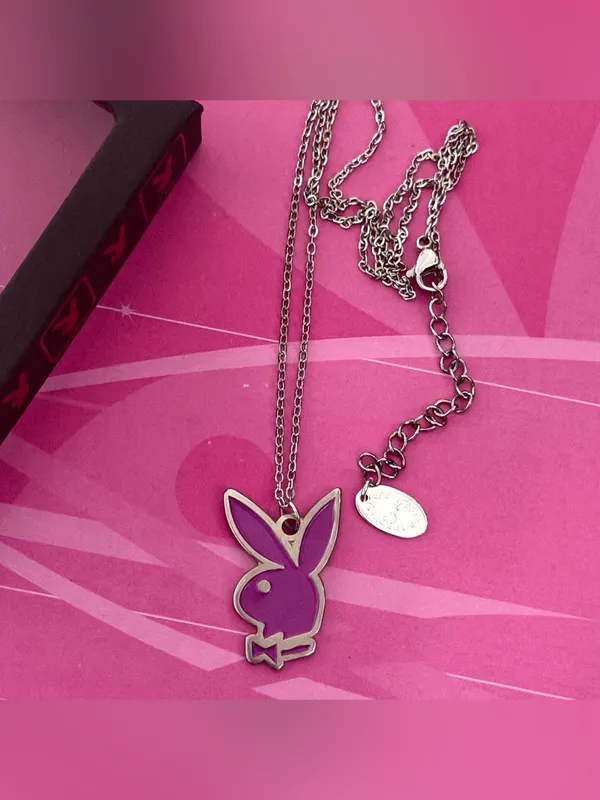 Playboy Y2K bunny necklace NIB - Image 2