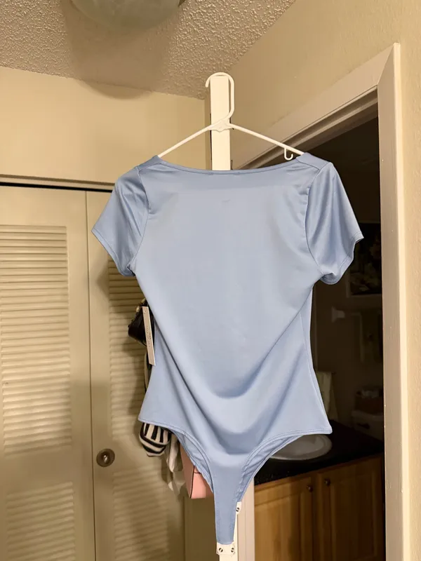 Baby blue body suit Size L - Image 2