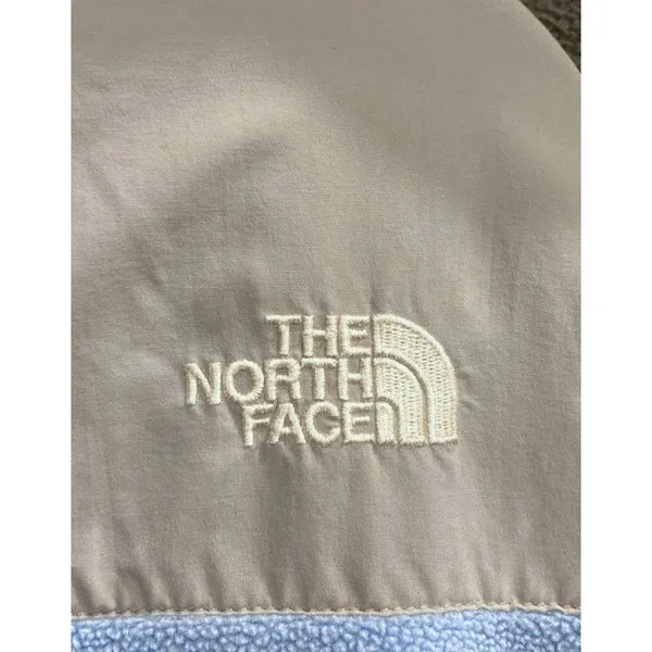 The North Face Denali Jacket Women's S Powder Blue Gray Polartec Fleece Full Zip - Image 3