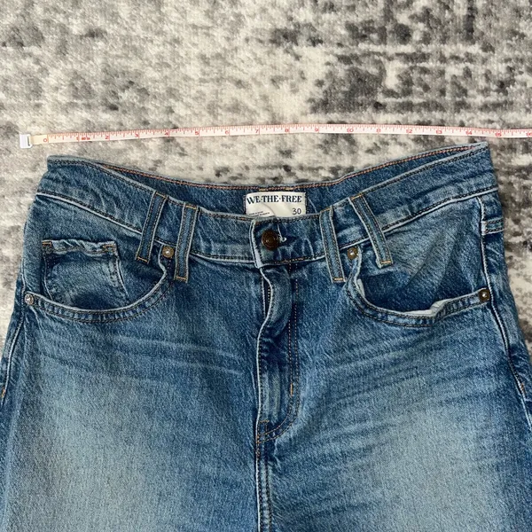 Free People We The Free Risk Taker Mid-Rise Jeans - Image 5