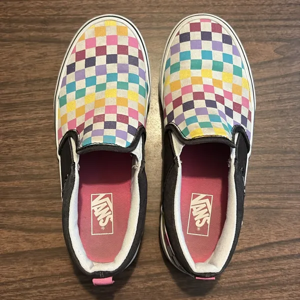 Vans Multicolored Checkered Missy 5 Slip On Shoes - Image 2
