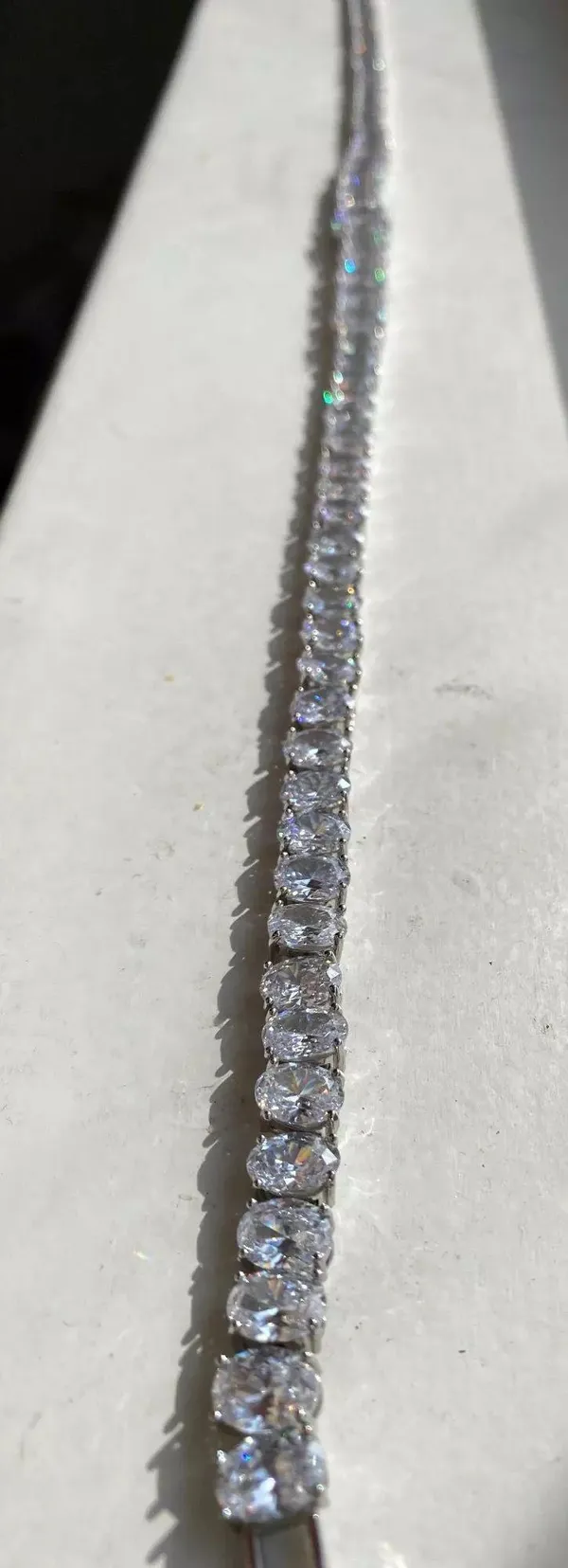 18” Silver Sterling 100% Cz Diamond. - Image 8