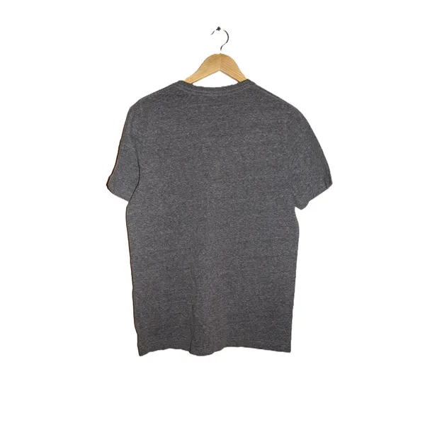 Disney Graphic Tee Women Medium Gray Excellent Mickey Donald Goofy Short Sleeve - Image 2