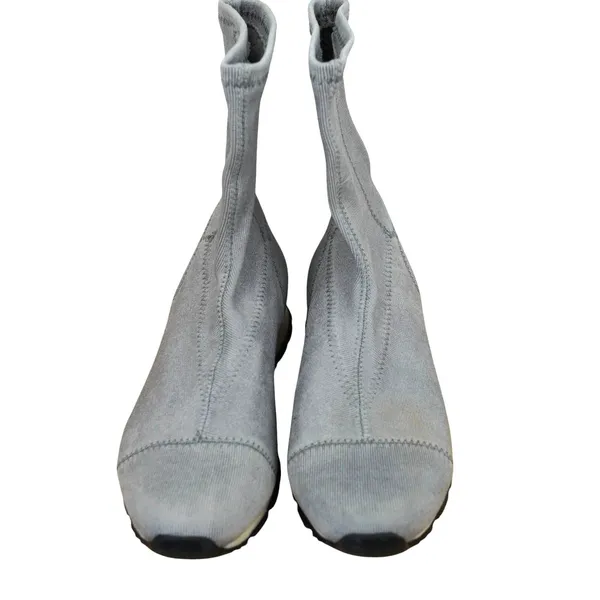 Free People Astral Sneaker Boot Mid-Calf Gray Size 36‎ Womens Knit Fabric Rubber - Image 6