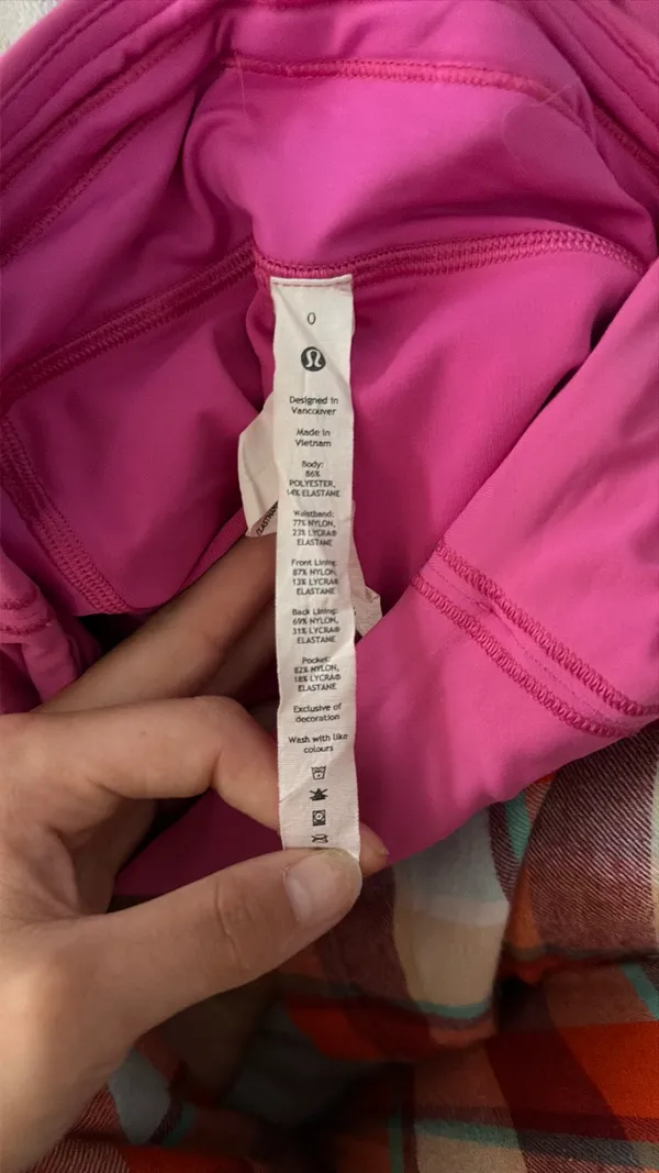 Lululemon Pace Rival Skirt Sonic Pink Size 0 - Image 3