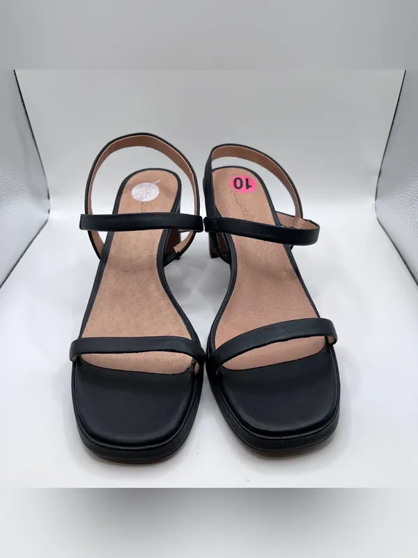 Madewell The Cherelle Slingback Heeled Sandal black size 10 - Image 3