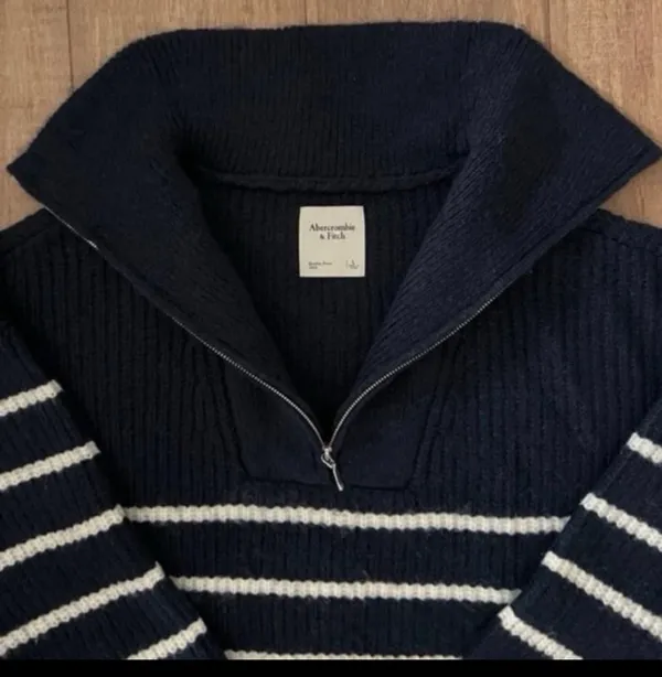 Abercrombie & Fitch Sweater Chunky Knit Size L - Image 2