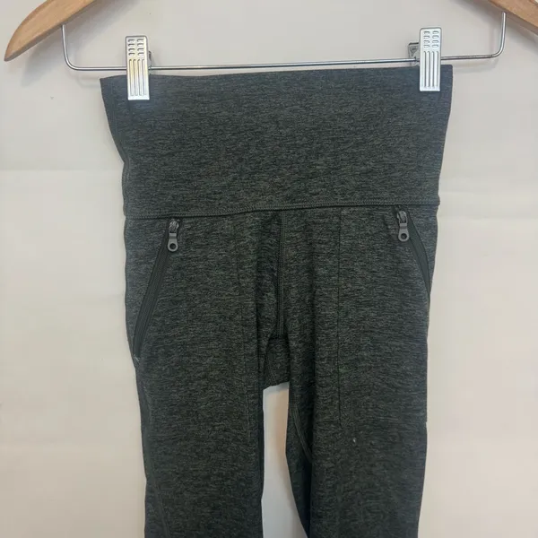 American Eagle Aerie Offline The Hugger Hi Rise Legging heathered green XS - Image 2
