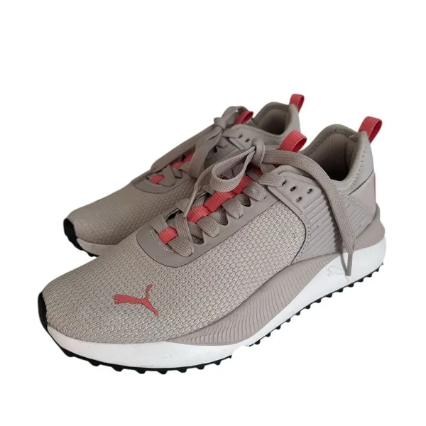 Puma PC Lace Up Runner Sneaker Gray and Pink Sneakers Lightweight EUC - Image 2
